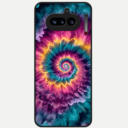  Galactic Spiral Burst Glass Case For Nothing Phone 4A back cover – full design glossy printed glass finish