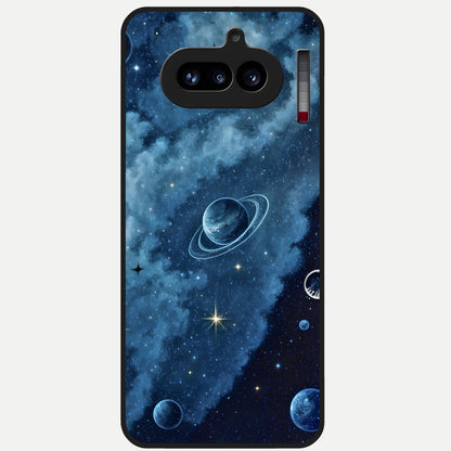  Galaxy Dream Space Glass Case For Nothing Phone 4A back cover – full design glossy printed glass finish