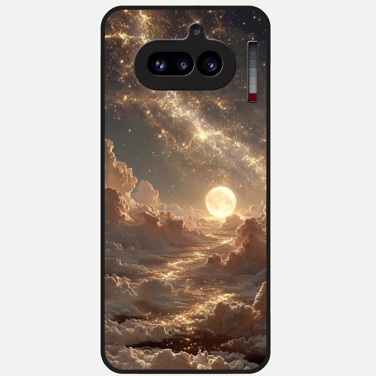  Golden Sky Dream Glass Case For Nothing Phone 4A back cover – full design glossy printed glass finish