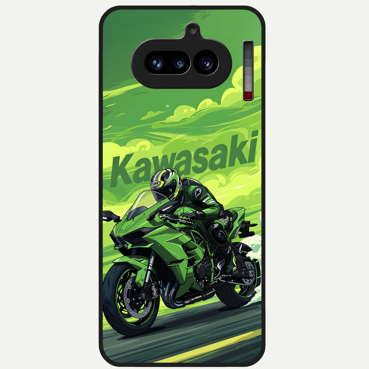  Greenery Sky Glass Case For Nothing Phone 4A back cover – full design glossy printed glass finish