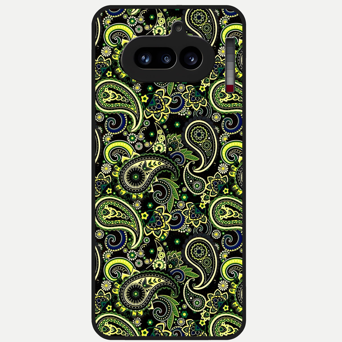  Green Lemon Glass Case For Nothing Phone 4A back cover – full design glossy printed glass finish