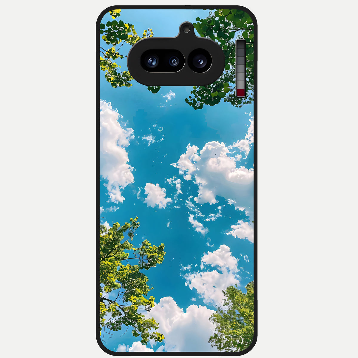  Green Moon Energy Glass Case For Nothing Phone 4A back cover – full design glossy printed glass finish