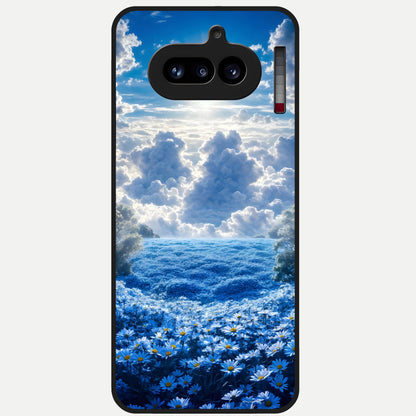  Heavenly Daisy Horizon Glass Case For Nothing Phone 4A back cover – full design glossy printed glass finish