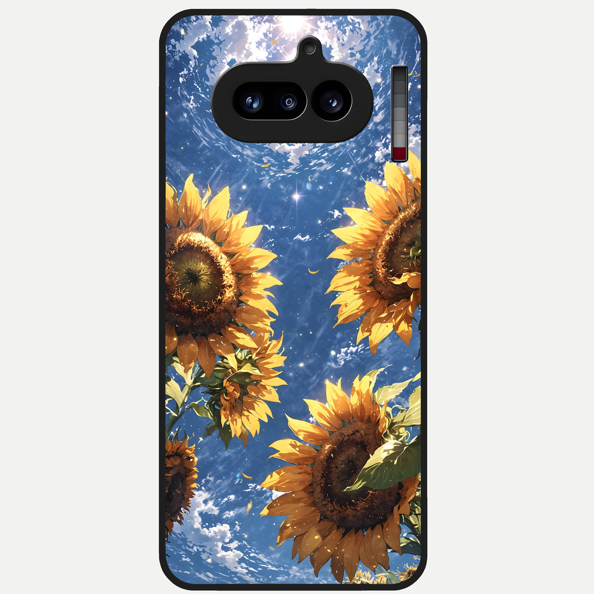  Heavenly Sunflower Rise Glass Case For Nothing Phone 4A back cover – full design glossy printed glass finish