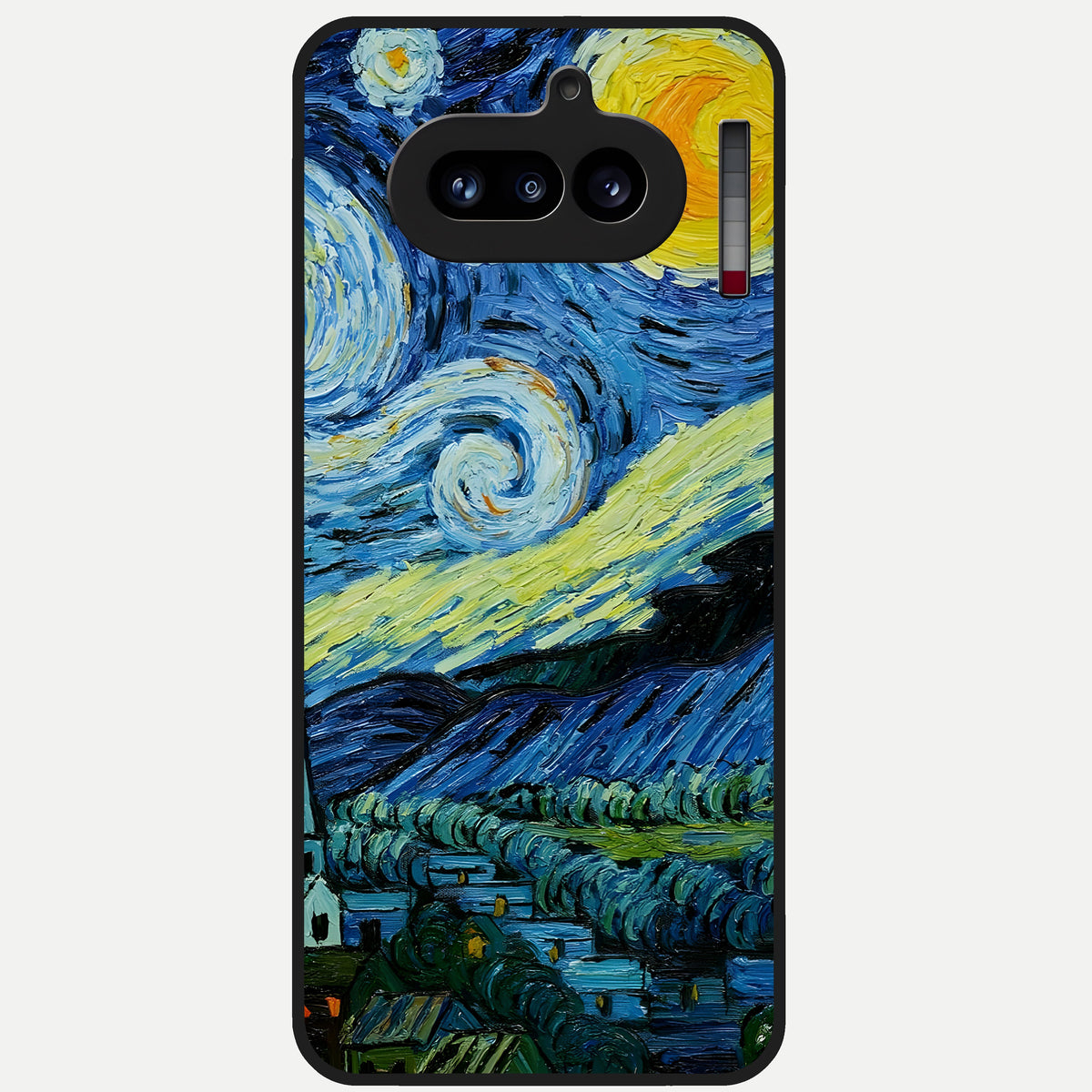  Inspired Van Gogh Art Glass Case For Nothing Phone 4A back cover – full design glossy printed glass finish