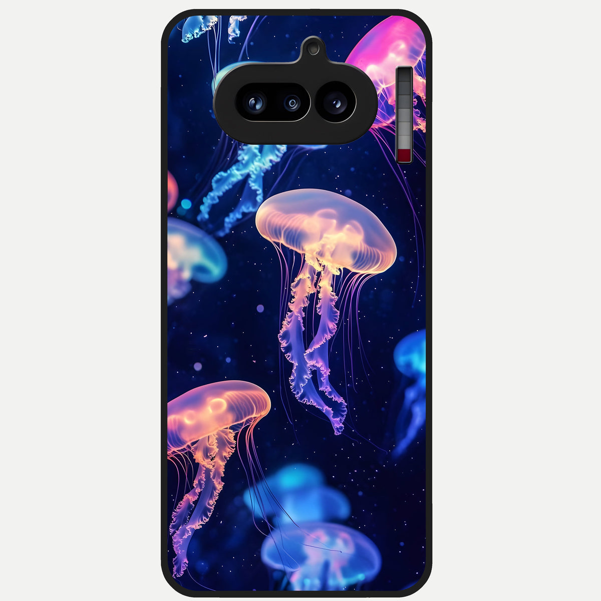  Jellyfish Pattern Glass Case For Nothing Phone 4A back cover – full design glossy printed glass finish