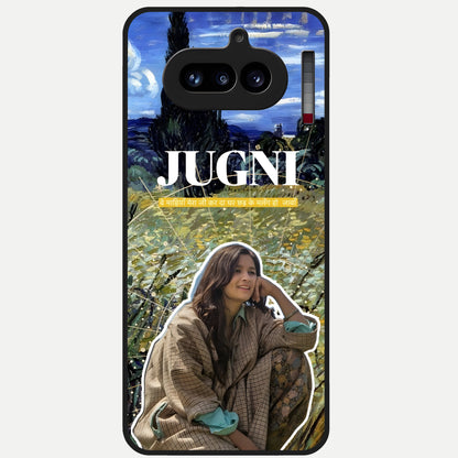  Jugni Soul Vibes Glass Case For Nothing Phone 4A back cover – full design glossy printed glass finish