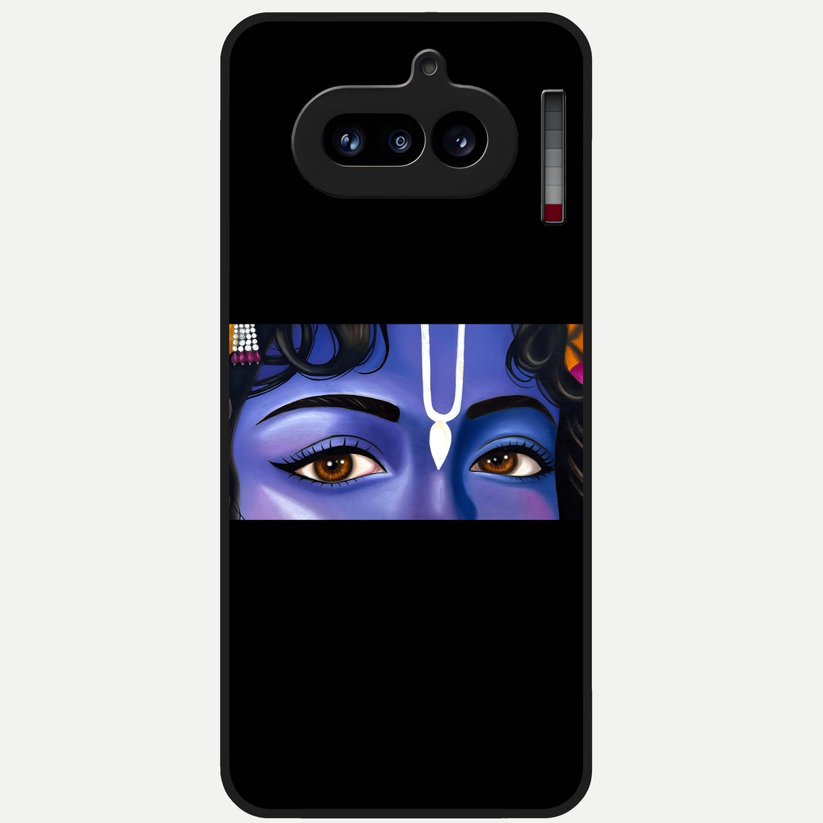  Krishna Eye Glass Case For Nothing Phone 4A back cover – full design glossy printed glass finish
