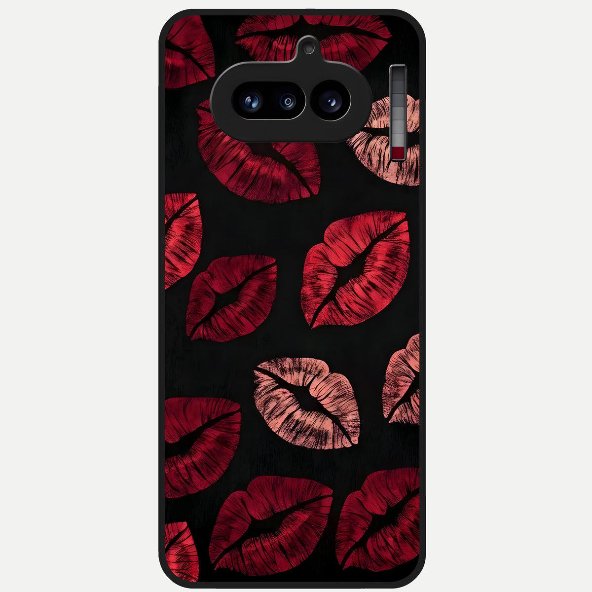  Midnight Kiss Love Glass Case For Nothing Phone 4A back cover – full design glossy printed glass finish