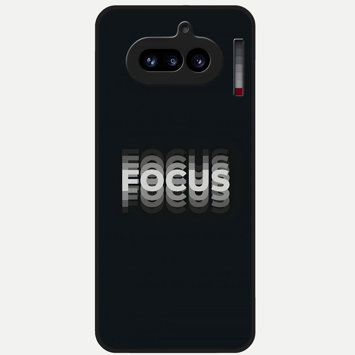  Mono Focus Vision Glass Case For Nothing Phone 4A back cover – full design glossy printed glass finish