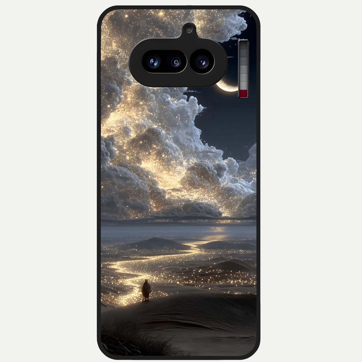  Moonlight Spark Path Glass Case For Nothing Phone 4A back cover – full design glossy printed glass finish