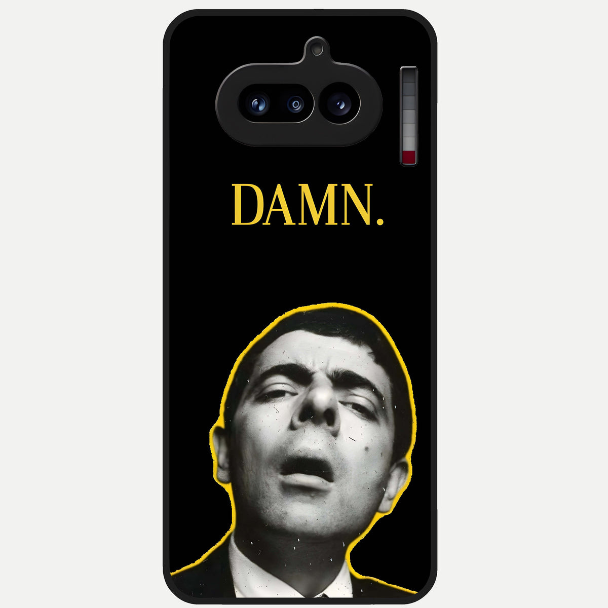  Mr Bean Damn Glass Case For Nothing Phone 4A back cover – full design glossy printed glass finish