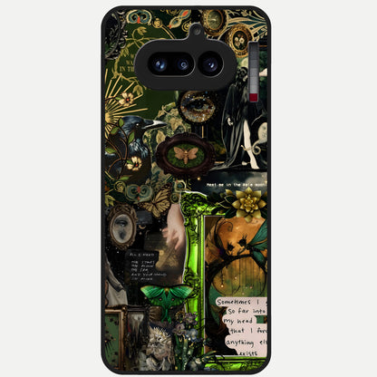  Mystic Woods Secret Glass Case For Nothing Phone 4A back cover – full design glossy printed glass finish