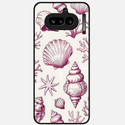  Pink Moo Magic Glass Case For Nothing Phone 4A back cover – full design glossy printed glass finish