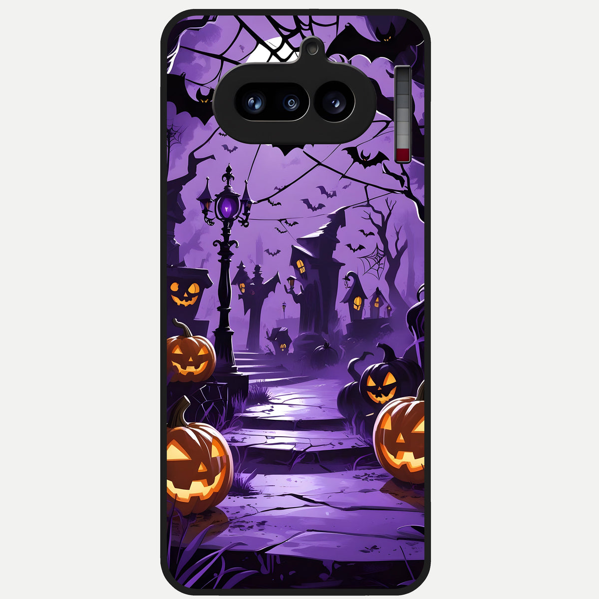  Pumpkin Patch Halloween Glass Case For Nothing Phone 4A back cover – full design glossy printed glass finish
