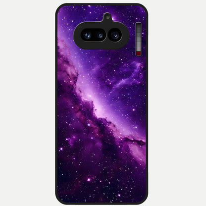  Purple Shade Sky Glass Case For Nothing Phone 4A back cover – full design glossy printed glass finish