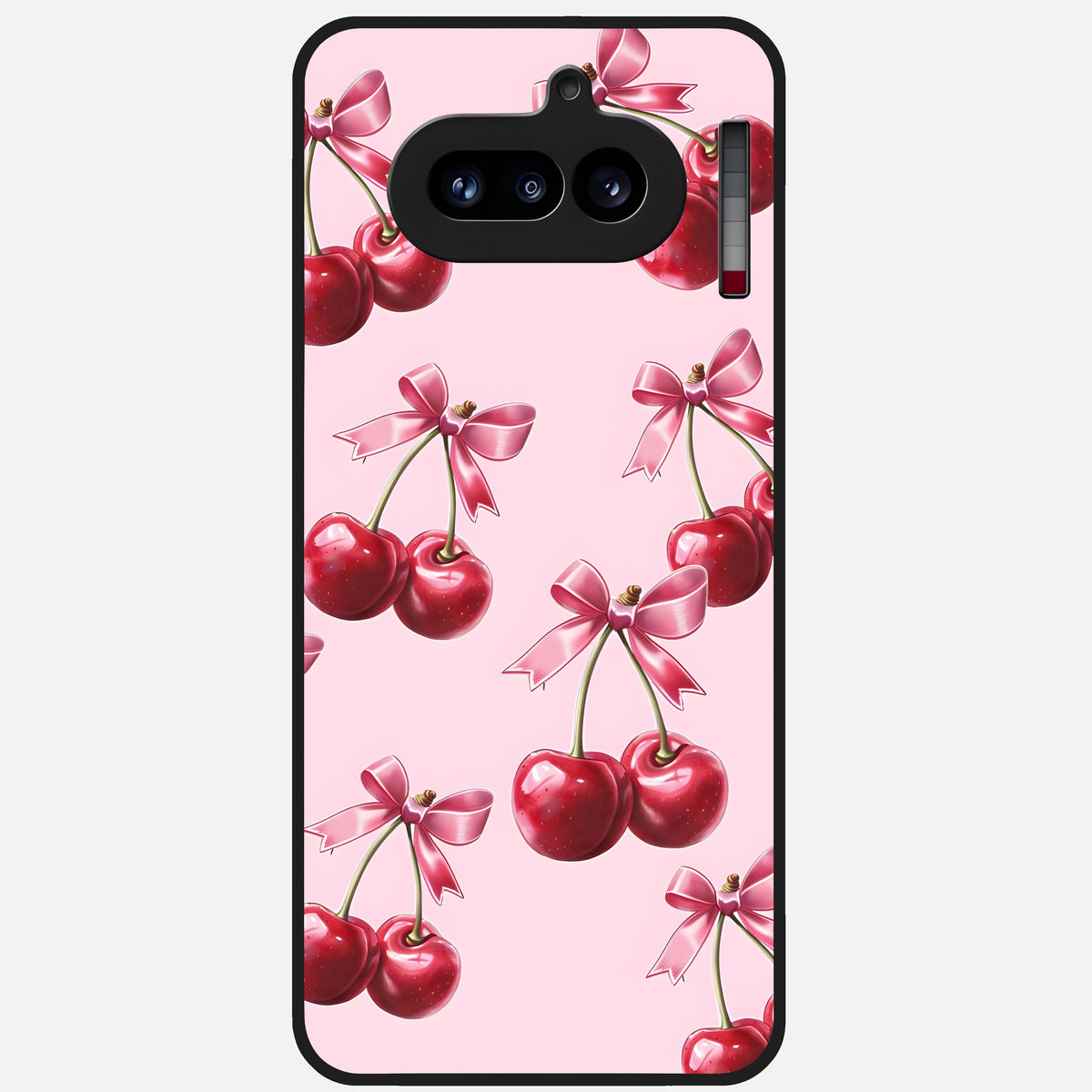 Red Bloom Skies Glass Case For Nothing Phone 4A back cover – full design glossy printed glass finish