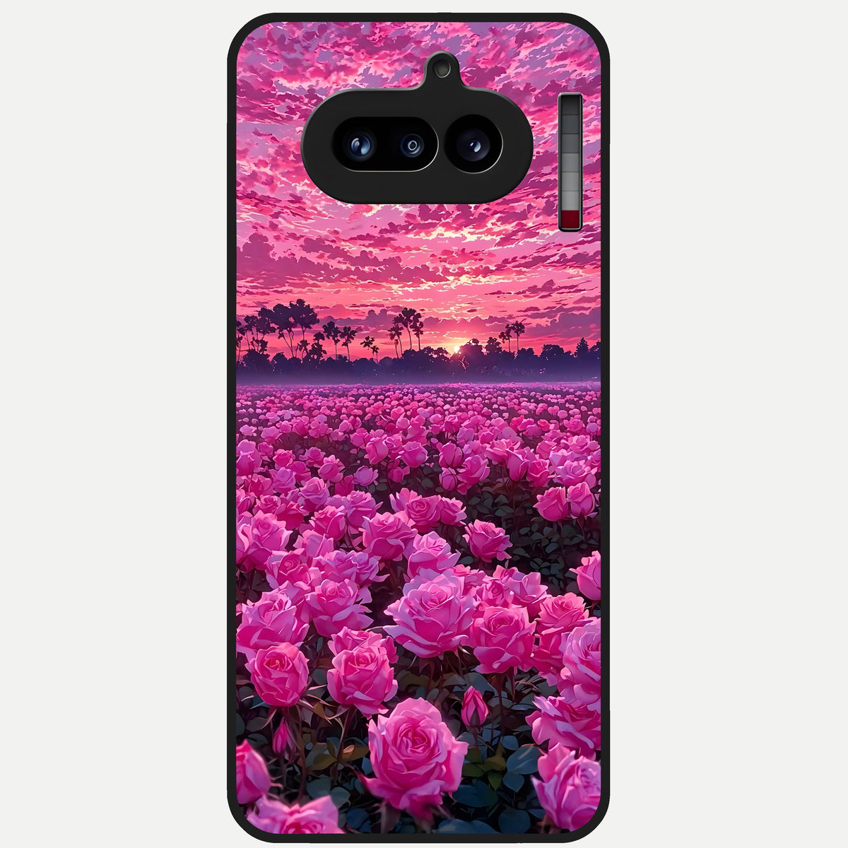  Rose Sunset Valley Glass Case For Nothing Phone 4A back cover – full design glossy printed glass finish
