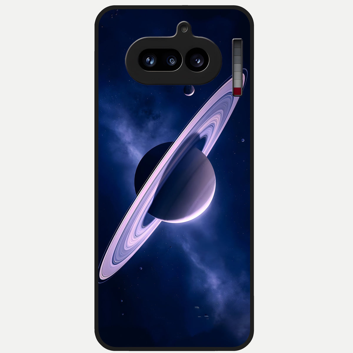  Saturn Ring Mystique Glass Case For Nothing Phone 4A back cover – full design glossy printed glass finish