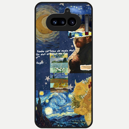  Starry Dream Vision Glass Case For Nothing Phone 4A back cover – full design glossy printed glass finish
