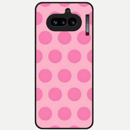  Sweet Dot Dreams Glass Case For Nothing Phone 4A back cover – full design glossy printed glass finish