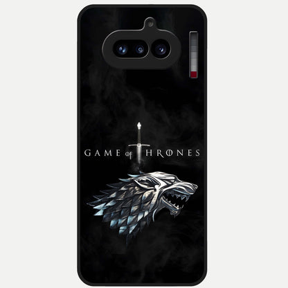  Throne Wolf Legacy Glass Case For Nothing Phone 4A back cover – full design glossy printed glass finish