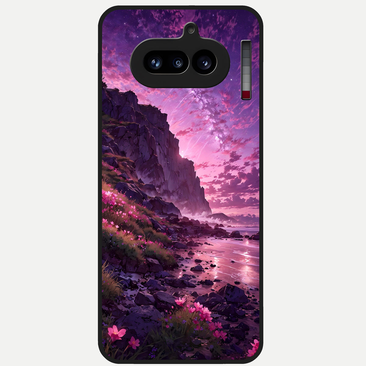  Twilight Blossom Coast Glass Case For Nothing Phone 4A back cover – full design glossy printed glass finish