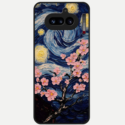  Van Gogh Scenery Glass Case For Nothing Phone 4A back cover – full design glossy printed glass finish