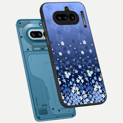  Blue Starry phone case For Nothing Phone 4A showing premium glass back cover with detailed artwork