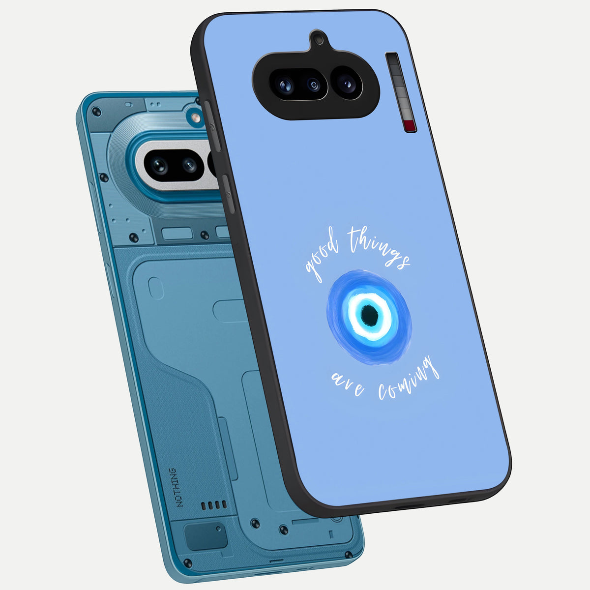  Bright Future Ahead phone case For Nothing Phone 4A showing premium glass back cover with detailed artwork