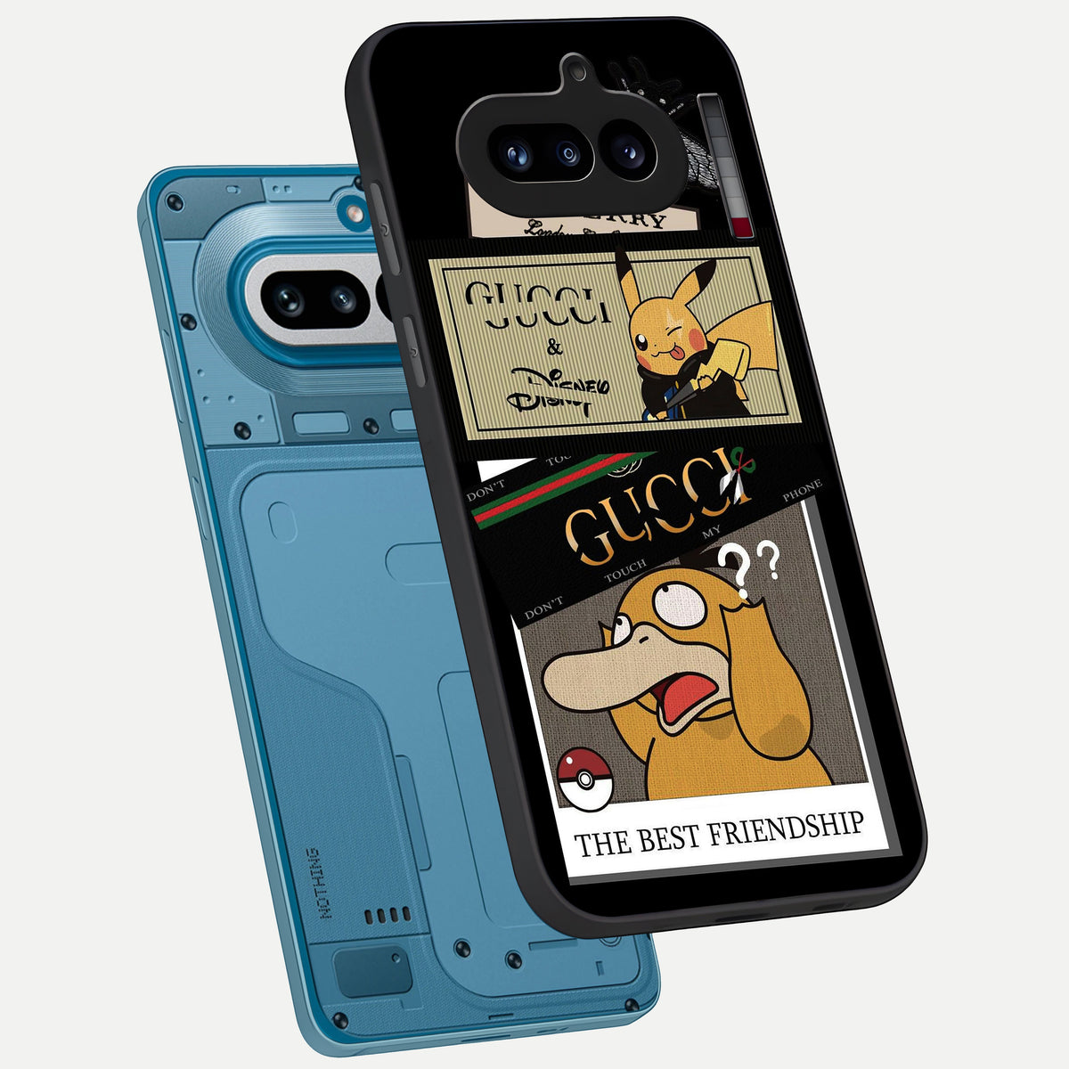  Cartoon Brand Play Mashup phone case For Nothing Phone 4A showing premium glass back cover with detailed artwork
