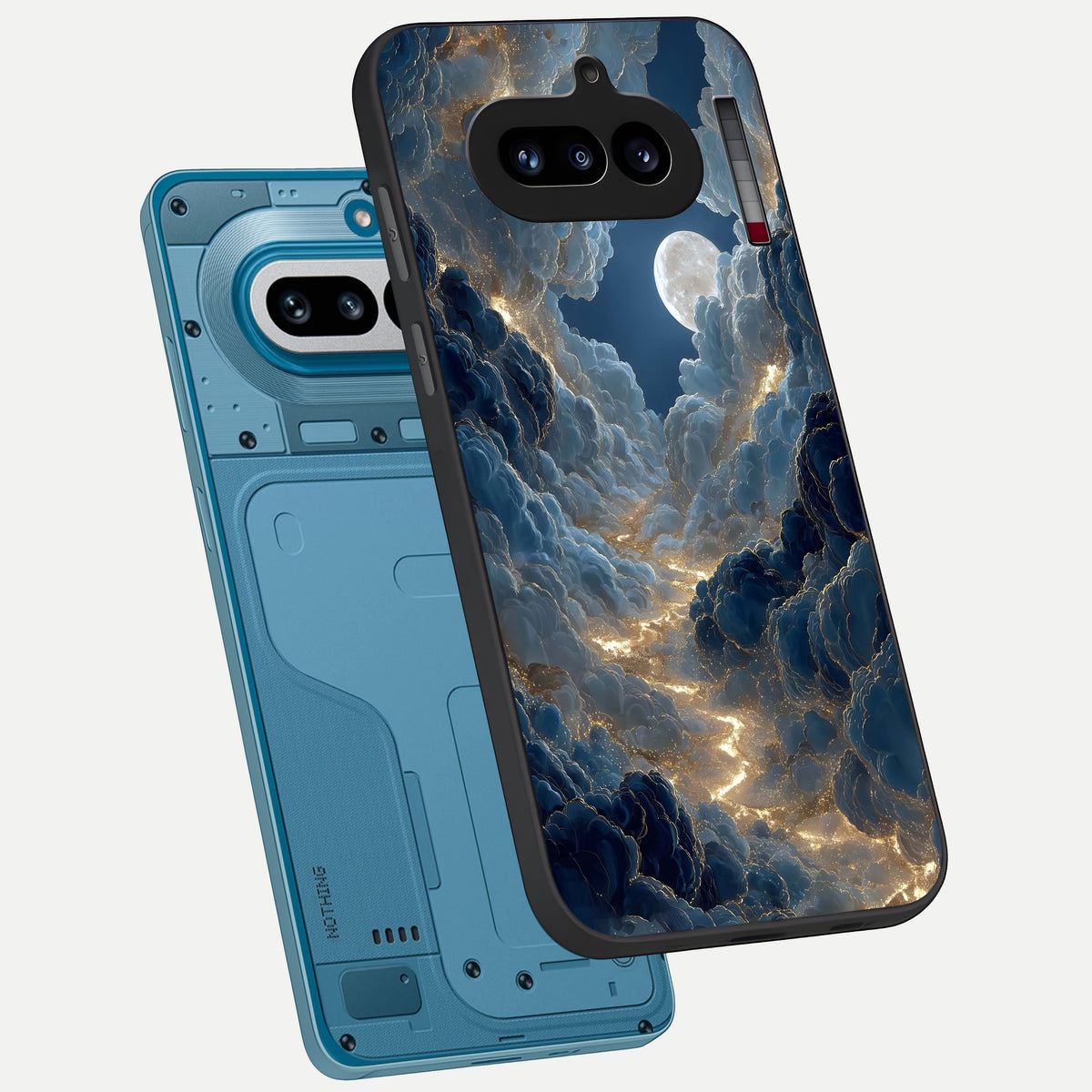  Celestial Cloud Road phone case For Nothing Phone 4A showing premium glass back cover with detailed artwork