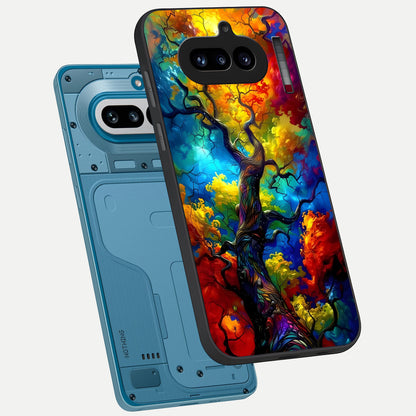  Colorful Soda Bottles phone case For Nothing Phone 4A showing premium glass back cover with detailed artwork