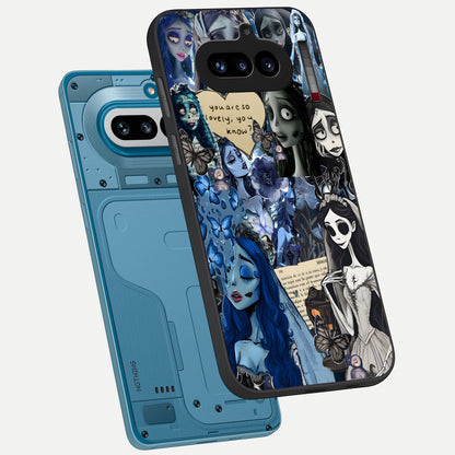  Corpse Bride Posters phone case For Nothing Phone 4A showing premium glass back cover with detailed artwork