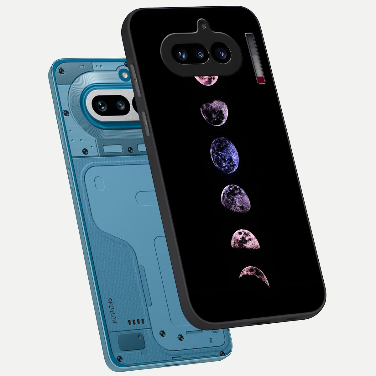  Crimson All Planets phone case For Nothing Phone 4A showing premium glass back cover with detailed artwork