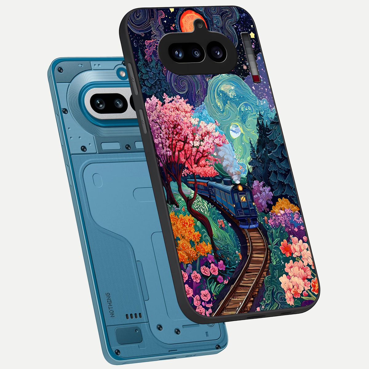  Digital Art phone case For Nothing Phone 4A showing premium glass back cover with detailed artwork