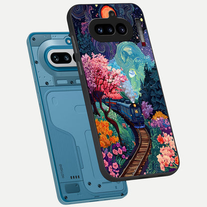  Digital Art phone case For Nothing Phone 4A showing premium glass back cover with detailed artwork