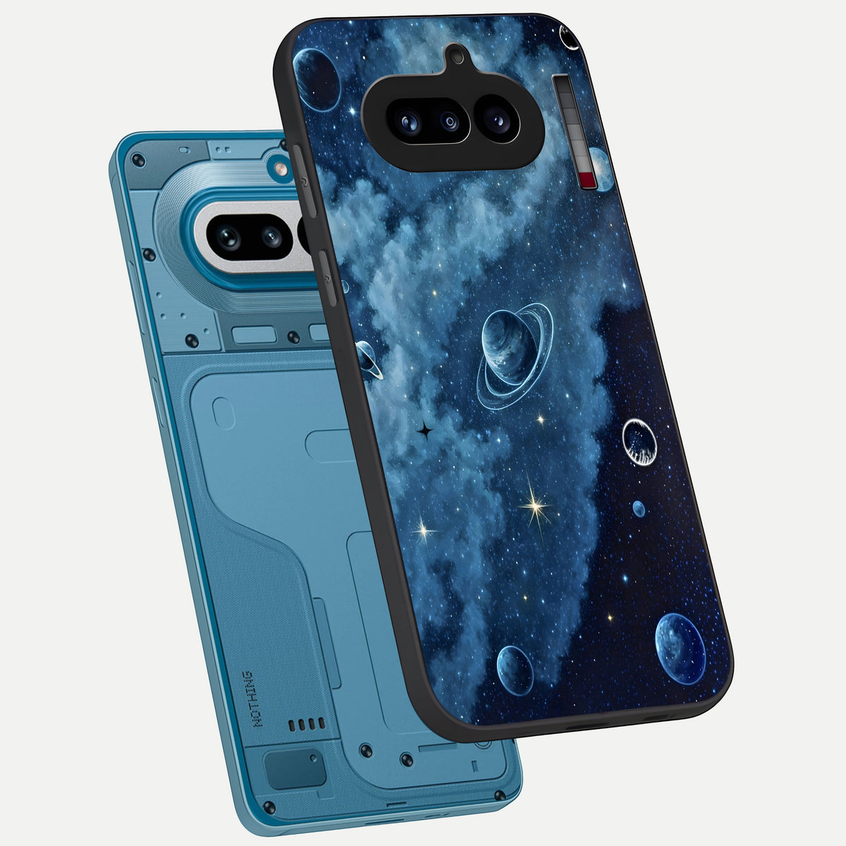  Galaxy Dream Space phone case For Nothing Phone 4A showing premium glass back cover with detailed artwork