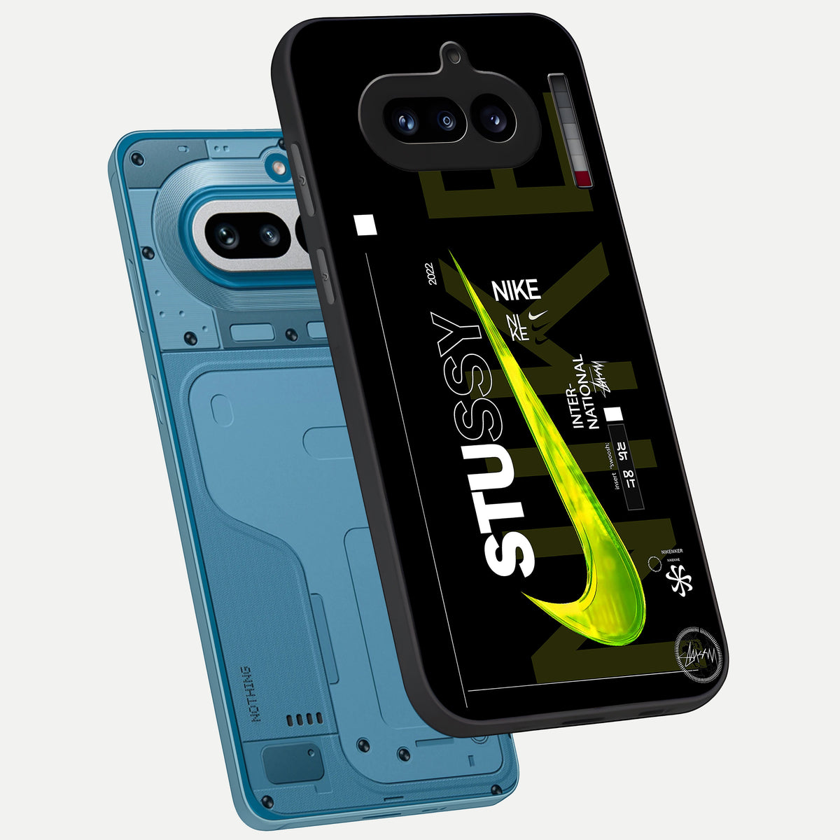  Neon Street Edition phone case For Nothing Phone 4A showing premium glass back cover with detailed artwork