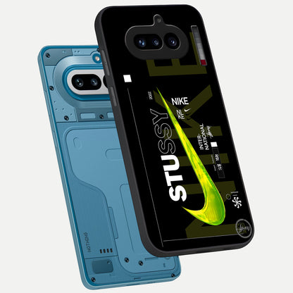  Neon Street Edition phone case For Nothing Phone 4A showing premium glass back cover with detailed artwork