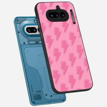  Pinkish Scenery phone case For Nothing Phone 4A showing premium glass back cover with detailed artwork