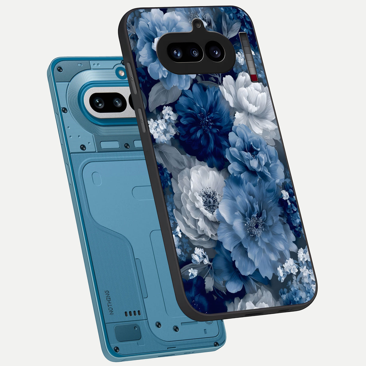  Royal Bloom Garden phone case For Nothing Phone 4A showing premium glass back cover with detailed artwork