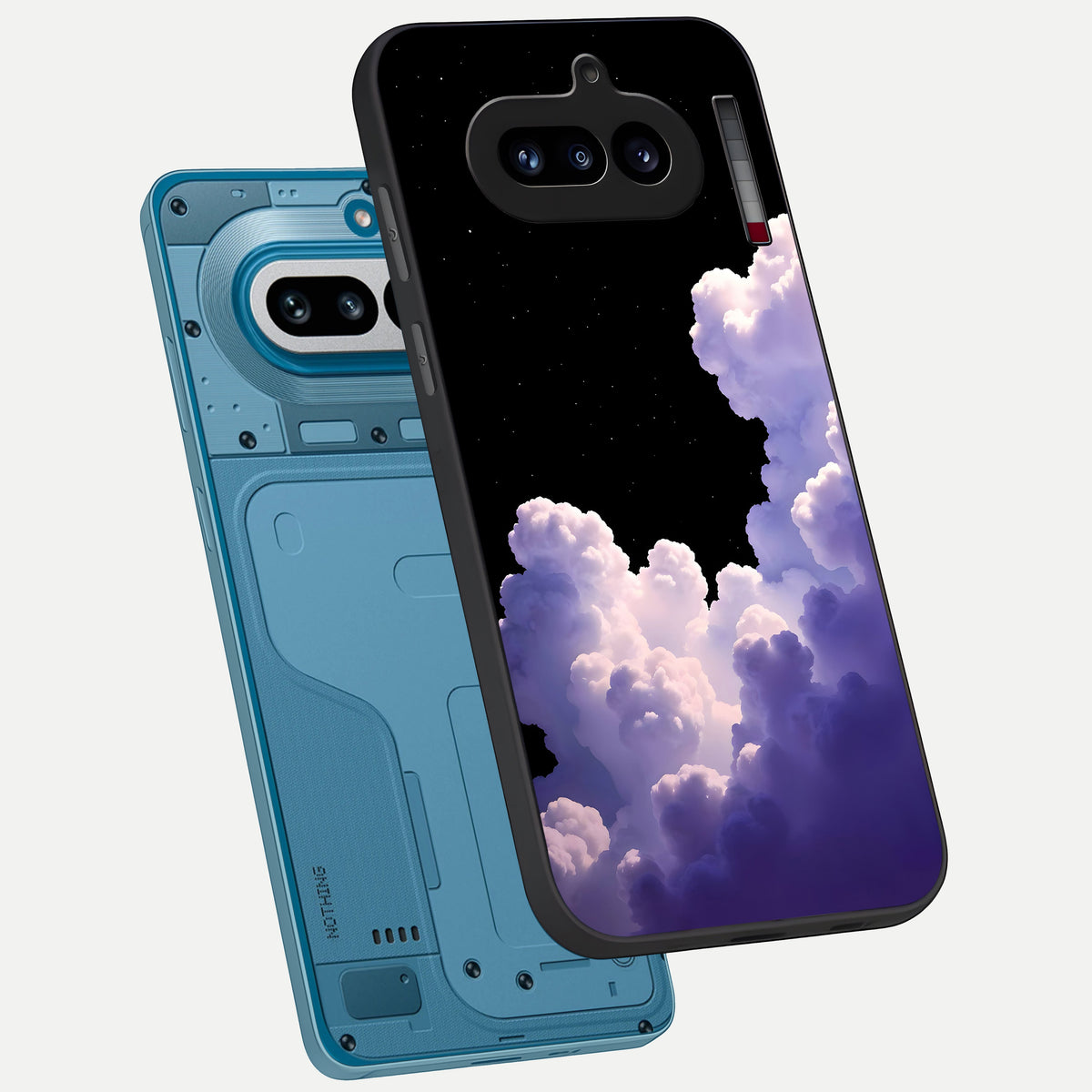  Starlit Night Whispers phone case For Nothing Phone 4A showing premium glass back cover with detailed artwork