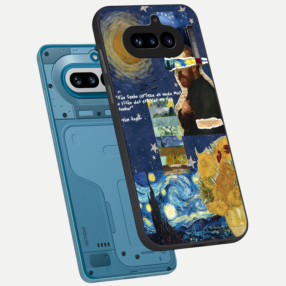  Starry Dream Vision phone case For Nothing Phone 4A showing premium glass back cover with detailed artwork