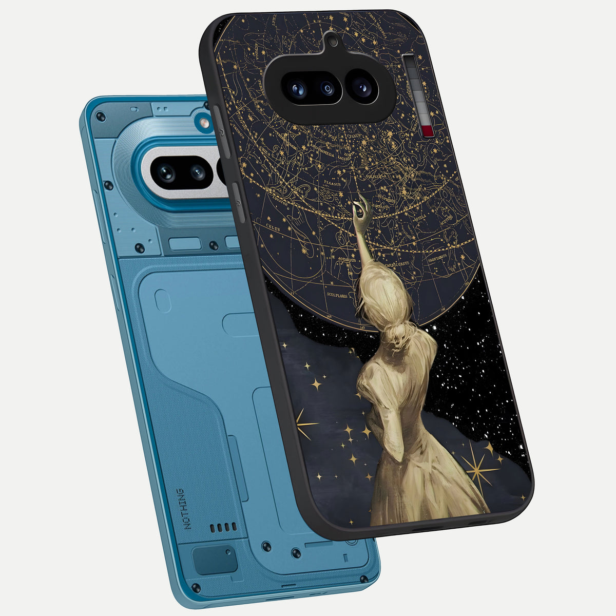  Taylor Swift Girl phone case For Nothing Phone 4A showing premium glass back cover with detailed artwork