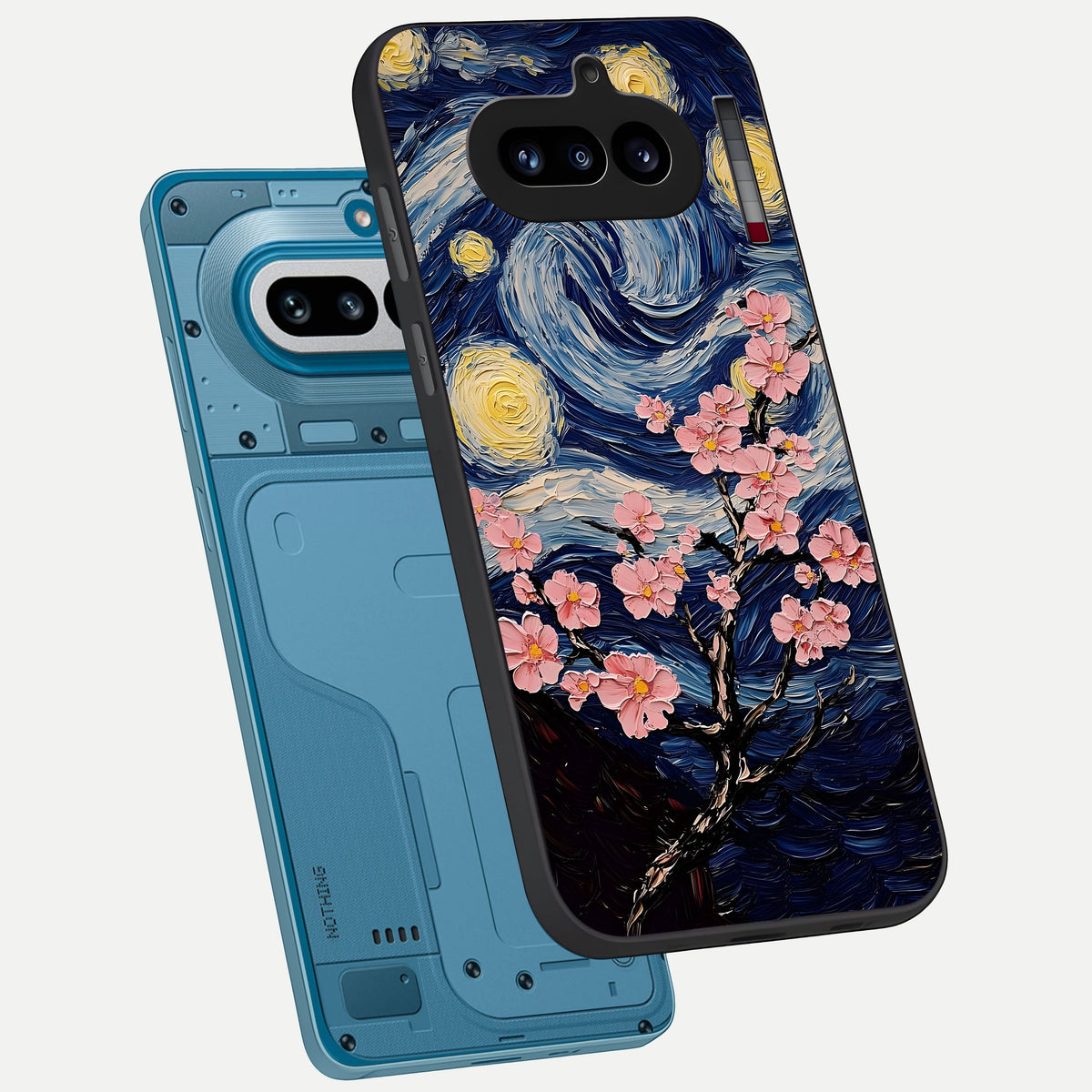  Van Gogh Scenery phone case For Nothing Phone 4A showing premium glass back cover with detailed artwork