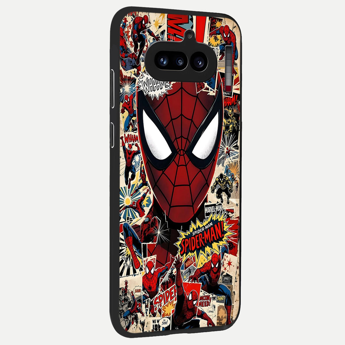  Aesthetic Wonder Spider back cover For Nothing Phone 4A slim fit glass case with vibrant aesthetic design