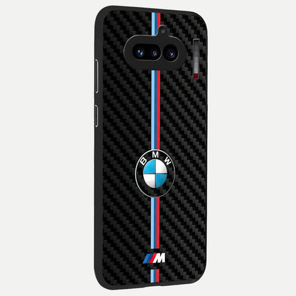  BMW Pattern back cover For Nothing Phone 4A slim fit glass case with vibrant aesthetic design