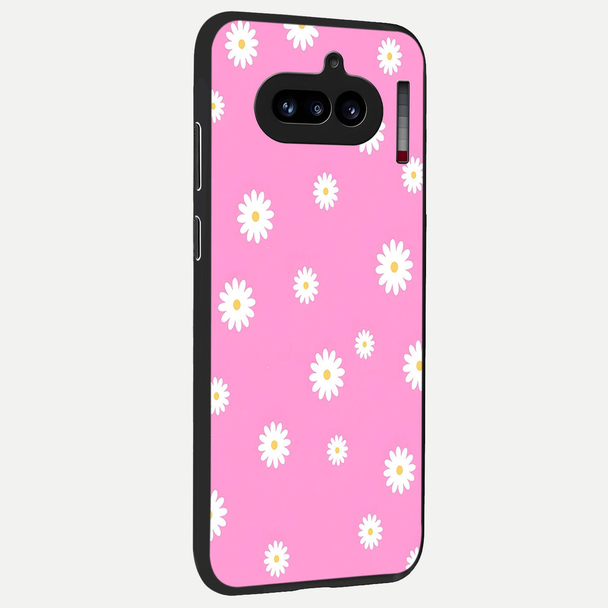  Bubblegum Daisy Pop back cover For Nothing Phone 4A slim fit glass case with vibrant aesthetic design