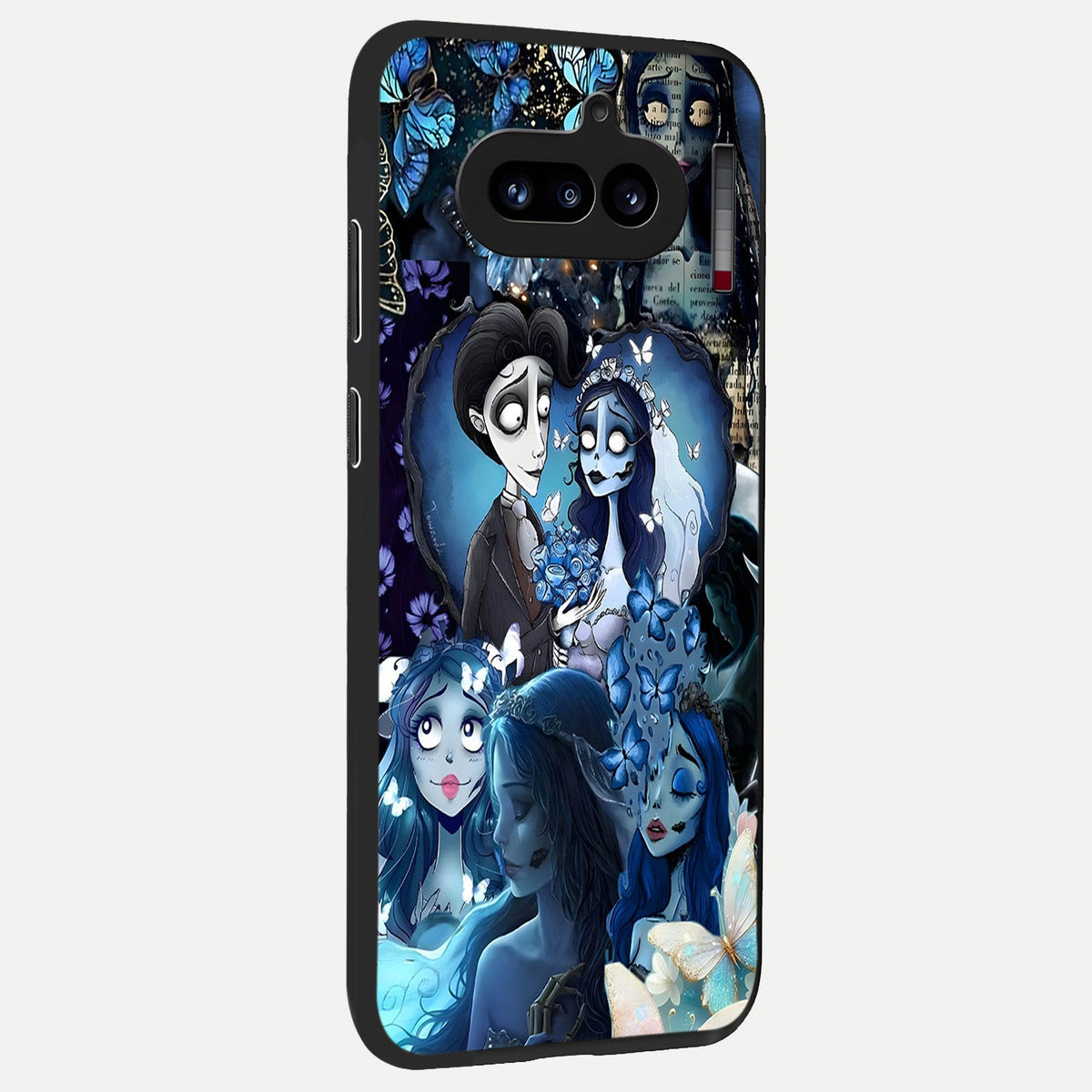  Butterfly Ghost Soul back cover For Nothing Phone 4A slim fit glass case with vibrant aesthetic design